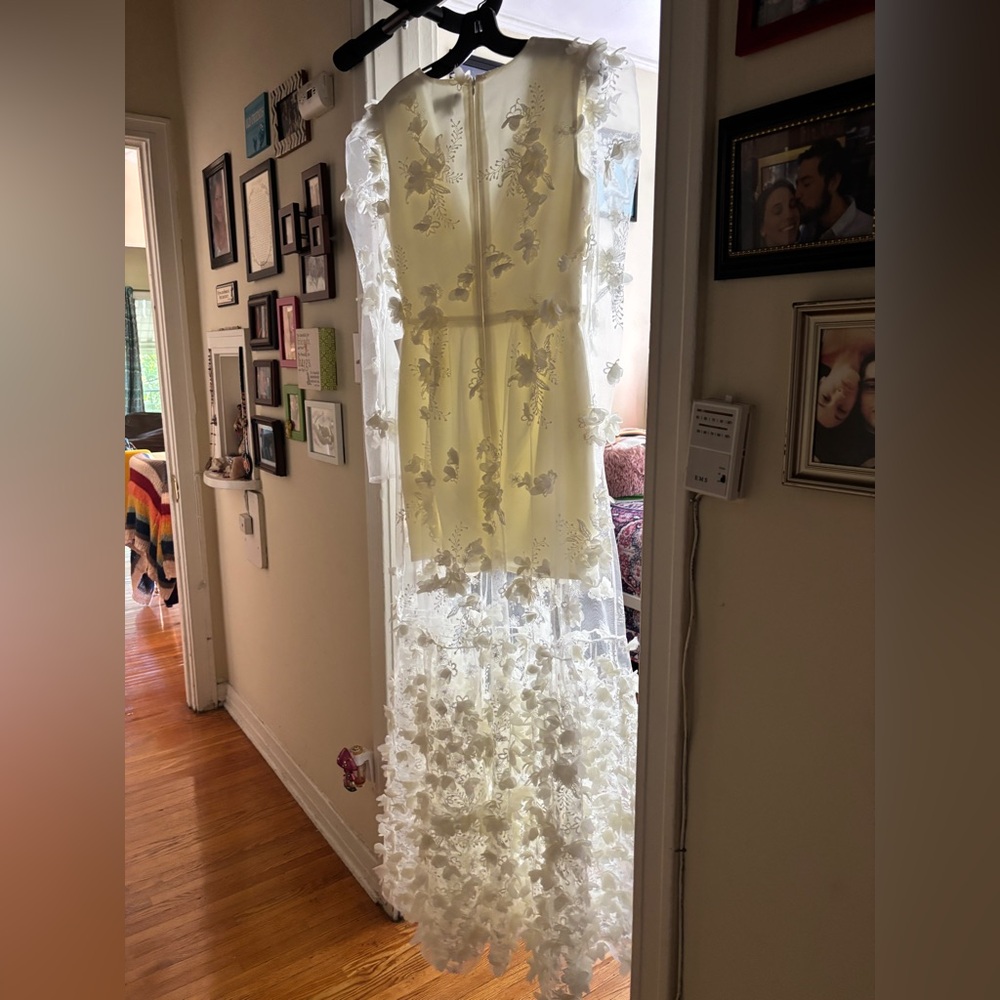 BRAND NEW/NEVER WORN Anthropologie Helsi Long-Sleeve V-Neck Floral Maxi Dress - Picture 4 of 10